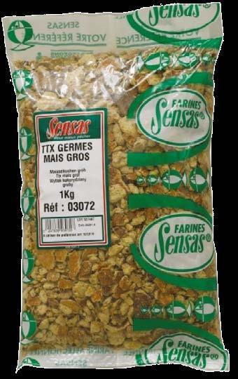 TTX Germes Mais Fin (kukuřičná směs - jemná) Drcená pražená kukuřičná placka.