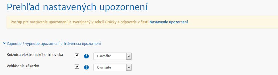 1 PREČO SI MÁM NASTAVIŤ UPOZORNENIA? Nastavenie upozornení (emailových notifikácií) v systéme EKS poskytne používateľom cielenú informovanosť o vykonaných zmenách v procesoch EKS.