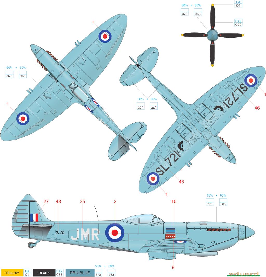 C SL721, ACM Sir James Robb, září 1951 SL721 byl předán k 8. MU dne 27. srpna 1945. Poté jej převzala Fighter Command Communication Squadron dislokovaná na základně Northolt.