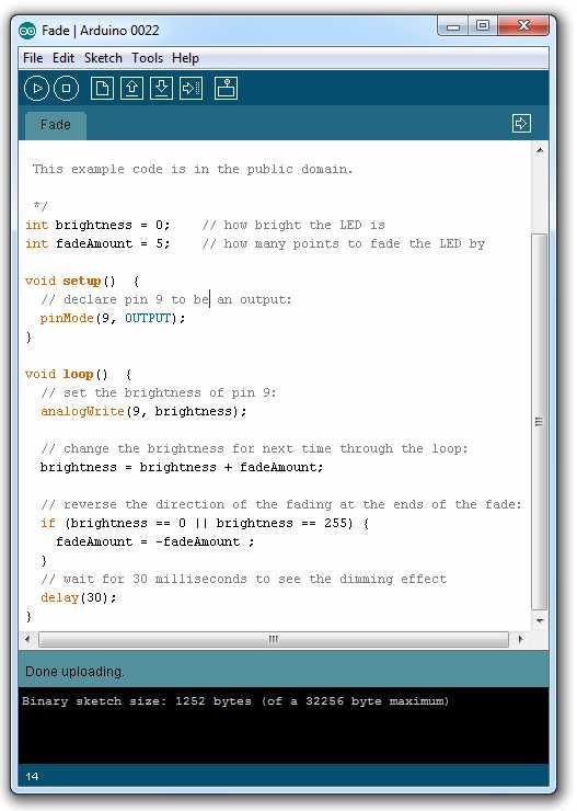 Arduino Uno - Fade