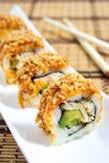 ..250,- Losos aburi, losos, avokádo Salmon aburi, salmon, avocado R5. VOLCANO ABURI...270,- Tuňák aburi, tuňák, avokádo Tuna aburi, tuna, avocado - CRUNCH ROLLS - C1. SAKE UNAGI.