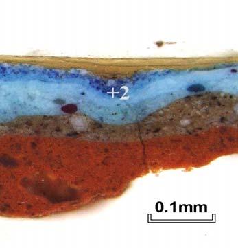 Fázová analýza historických barevných vrstev Compound Name Chemical Formula Cerussite Pb C O3 Hydrocerussite Pb3 ( C O3 )2 ( O H )2