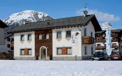 Alta Valtellina 11 ano APARTMÁNY ALPEN DREAM MOTTOLINO C 122 12 ano DAMIANO C 123 250 m poloha: Livigno, centrum - 50 m, skiareál Livigno / Mottolino - 250 m, skiareál Livigno /