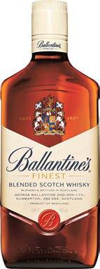 5 kusů na osobu/den (=1 l 655,72) Ballantine s Scotch