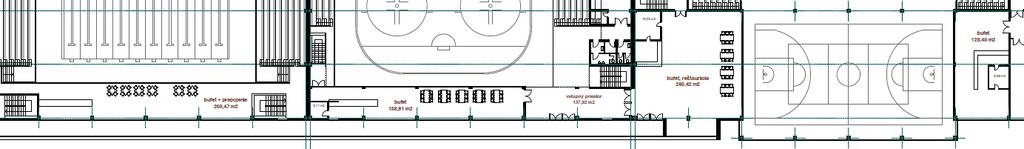7. Zdroje príjmov Areálu žilinského športu 7.11 Zdroje príjmov Bufety (1/2) V interiéri športových hál sa nachádzajú celkovo 3 bufety pre návštevníkov a športovcov športového areálu.