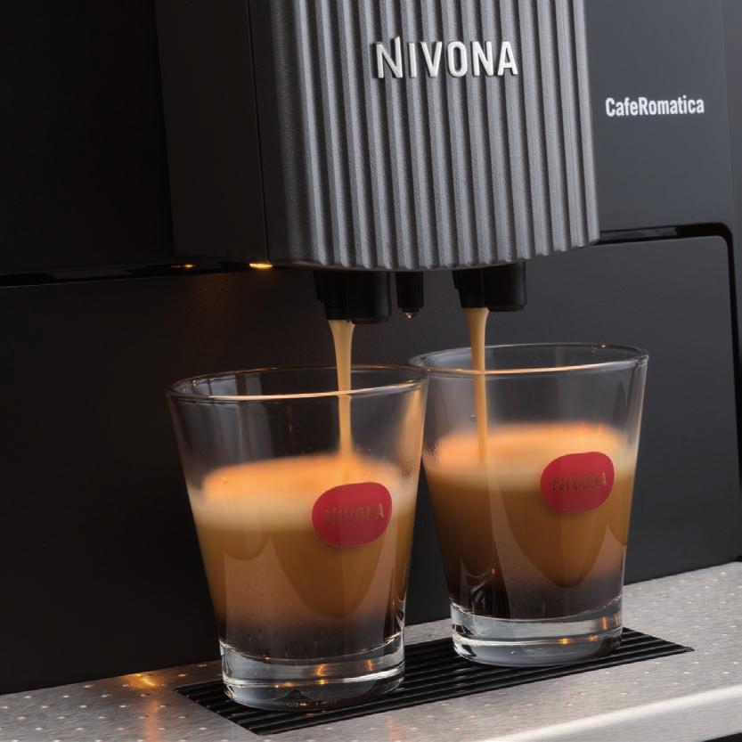 Technické údaje o kávovaru NICR 1030 Aroma Balance System Aroma Balance System Upravte chuť kávy pomocí tří chuťových profilů, a to i s jediným druhem kávových zrn Chytrá příprava kávy Integrované