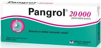 Pangrol 20 000 20 tablet Máte těžký žaludek po jídle? Důvěřujte léku Pangrol 20 000.