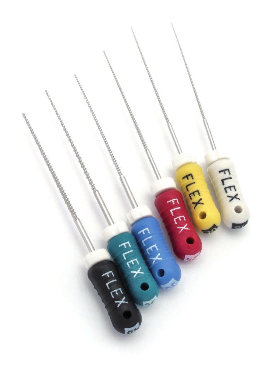 ENDODONCY ENDODONCIE M-File Pilník 6 pcs / ks Smooth Broach Sonda 46 mm 6 pcs / ks 0.8 mm 25 mm ISO 015 020 025 030 035 040 ISO 012 015 017 020 025 030 = 21 144 51.