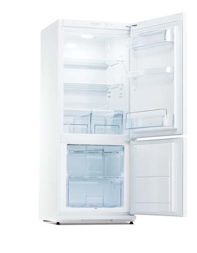 Kombinované chladničky s mrazničkou dolu 150 cm 154 cm CR270A++ CR264A+ A + En.