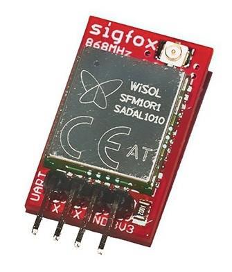 LPWAN Sigfox modem je komunikační modul, který umožňuje připojit Arduino k IOT síti Sigfox.