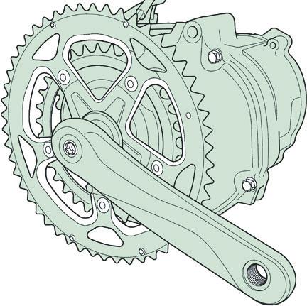 3.3 SyncDrive Motor SyncDrive zodpovídá za asistenci vašemu elektrokolu při šlapání.