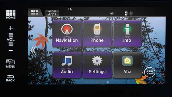 HONDA CONNECT Model HR-V obsahuje multimediální LCD displej Honda CONNECT, díky kterému budete v kontaktu se vším, co máte v životě rádi, například oblíbenou hudbou a přáteli.