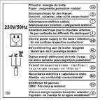 Prepovedano je posegati v električno napeljavo kotla.