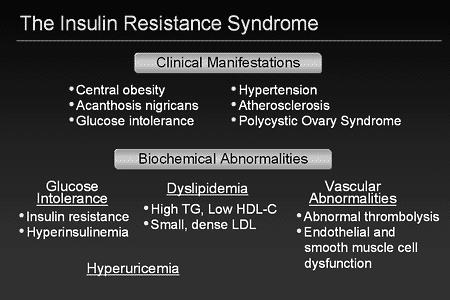 Patofyziologie metabolického syndromu Primární