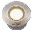Ø 22mm, hloubka zapušt ní 50mm 12V / 0,25W 0,35 metru Sv telný úhel: 98 FUSION 22 RVS 1 480,00 K IL 1 Kruhové LED zapušt né svítidlo. Matné neosl ující o ky z dvouvrstvého polykarbonátu.