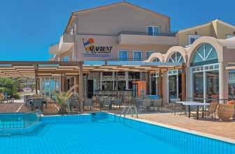 Hotel s pěkným koupáním je ideální pro rodinnou dovolenou. Pláž: cca 10 m Centrum Rethymna: cca 7 km wwww.vtt.