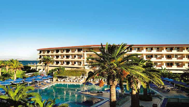 I Psalidi PLÁŽOVÝ SET OBĽÚBENÝ Hotel MITSIS RAMIRA BEACH Komplex Ramira Beach je úžasný rozľahlý hotelový rezort postavený priamo na krásnej súkromnej okruhliakovej pláži