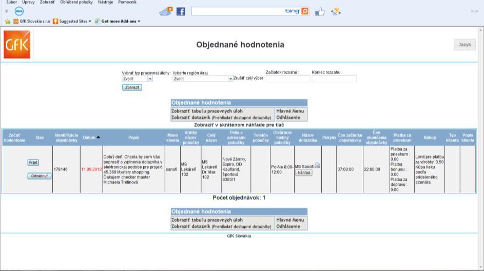 Práca s on-line dotazníkom Postup pri vypĺňaní Nalogujte sa na stránku: http://www.checker-soft.com/gfkslovakia/c_login.