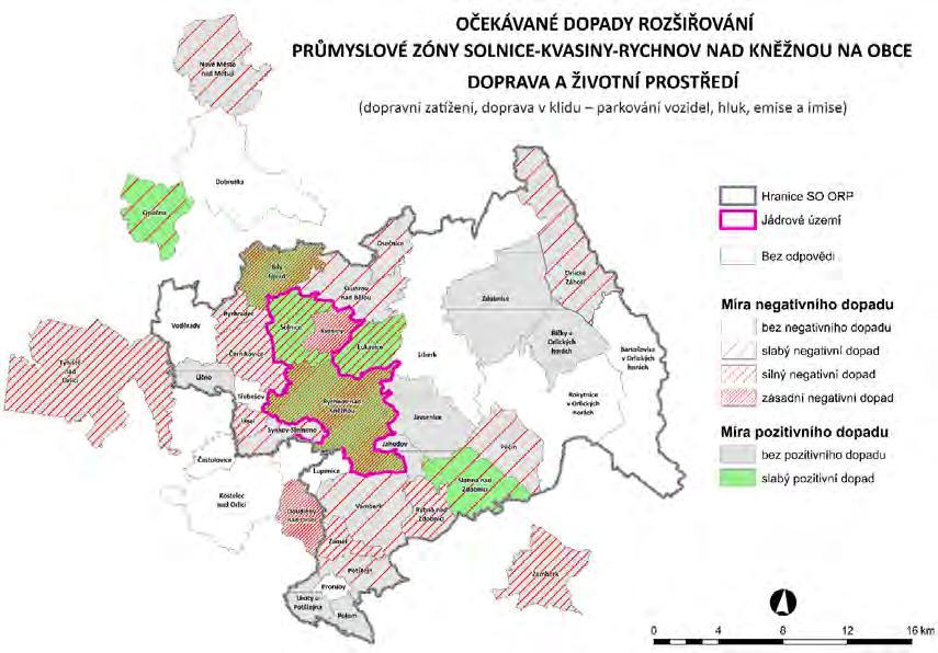 Dopravní dostupnost Dotazníkové šetření obcí Současné aktuální dopady fungování průmyslové zóny Solnice-Kvasiny- Rychnov nad Kněžnou na obce: Doprava a životní prostředí Zdroj: dotazníkové