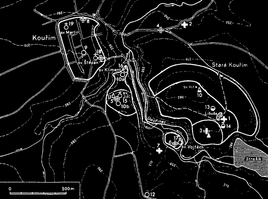 Okres Kolín z celé fiady lokalit (Cerhenice, Pofiíãany, Dolany, Kolín), budováním hradi È. Za pozdnû bronzová hradi tû jsou povaïována opevnûní v Doubravãanech.