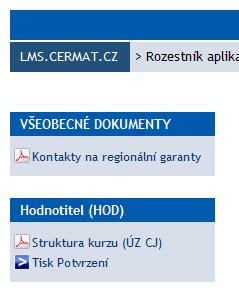 Obr. 3: Záznam o splnění testu postupným klikáním levým tlačítkem myši na názvy on-line testů si můžete zkontrolovat, zda máte všechny testy splněny; zobrazí se i podrobnosti o splnění testu (obr.