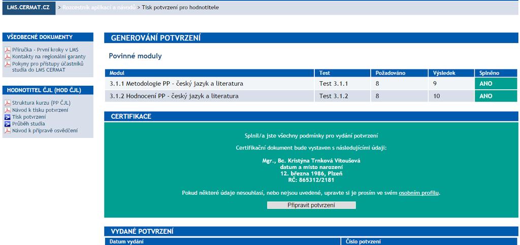 Obr. 6: Příprava