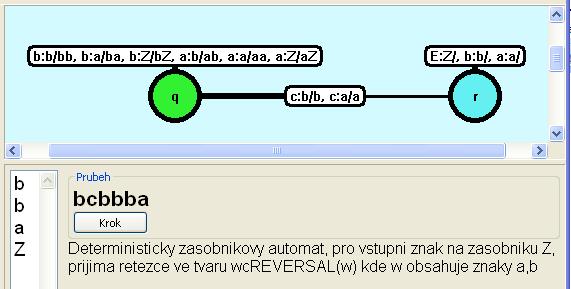 automatem myšlen právě automat nedeterministický. Deterministický pak může rozpoznávat pouze určitou podmnožinu bezkontextových jazyků (tedy deterministické bezkontextové jazyky).