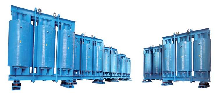 Detuned reactors MV Hradící tlumivky VN Construction Standard design is intended for detuned capacitor banks. Reactors have high linearity, low losses and minimal noise.