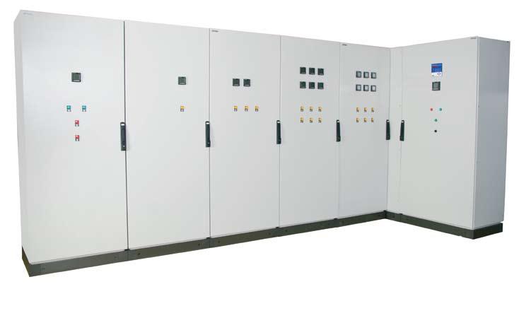 AUTOMATIC CAPACITOR BANKS LV, substation switchgears LV KOMPENZAČNÍ ROZVÁDĚČE NN, rozváděče pro rozvodny NN Using Automatic capacitor banks type QR are used for the power factor correction of