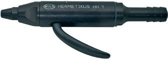 výr 754 Pojistné ventily na stlačený vzduch, kompatibilní s pneumatickým systémem BILZ HERMETIKUS Pro čištění obrobků, součástí strojů atp.