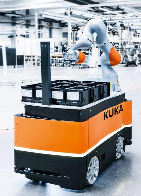 použití v továrně Audi AG představen 2016 (KUKA