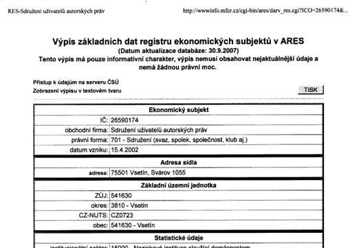 55 56 ZÁKLADNÍ REGISTRY Základní registr právnických osob, podnikajících fyzických osob