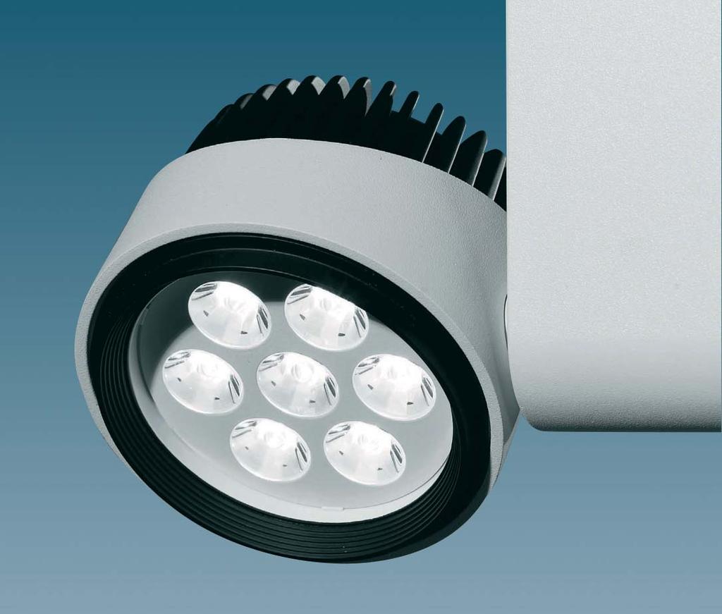 ACCENT New type spot LED light with pasive special cooling system Black Al.