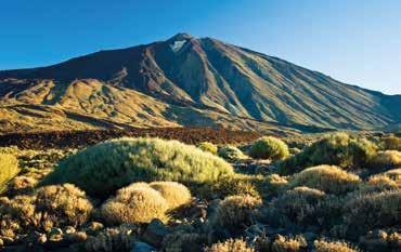 Všemu vévodí nejvyšší hora Španělska Pico del Teide (3.718 m). Teplota moře kolísá jen málo a většinou se pohybuje kolem 21 C.