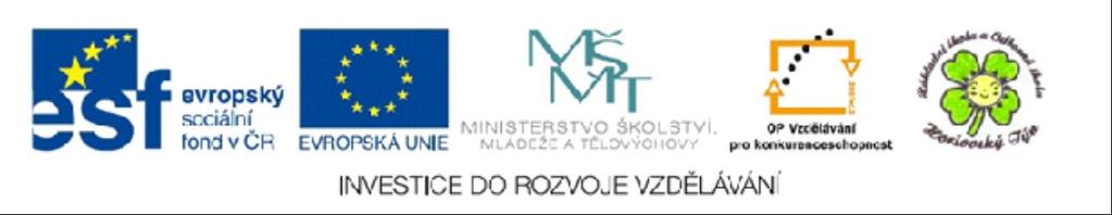 technologií Registrační číslo projektu: CZ.1.07/1.2.03/02.