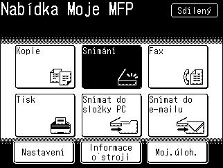 2 Snímání 2.2 1 Vložte dokument. V automatickém podavači dokumentů 1. Vložte dokument lícem nahoru. 2. Upravte vedení dokumentu podle šířky dokumentu. Nadzvedněte kryt osvitového skla 1.