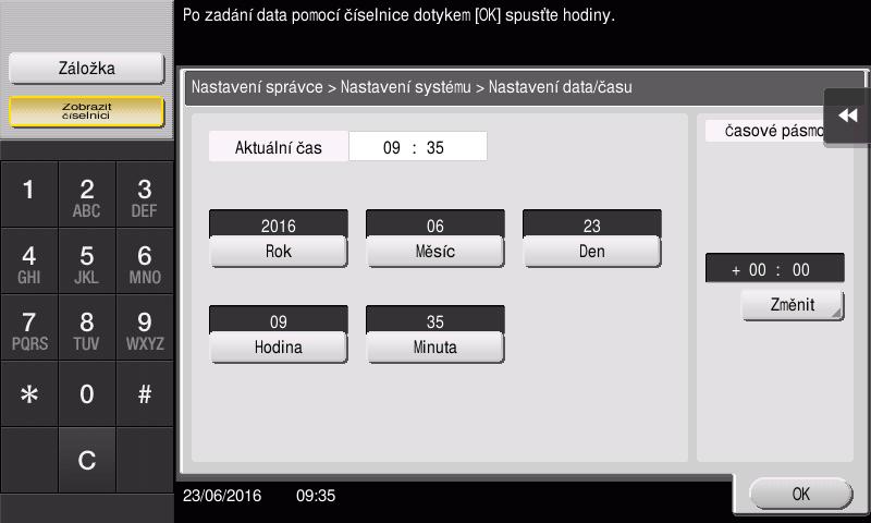 3.2 Funkce snímání pro odeslání 3 - Zvolte [Nástroje] - [Nastavení správce] - [Nastav.