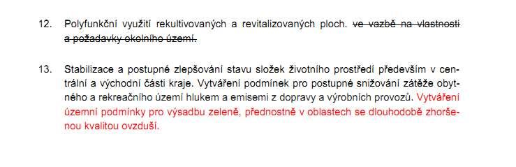 A. Priority územního plánování kraje - čl. 12.+13. Význam zejm.