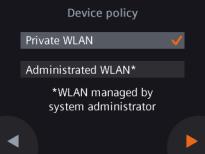 Soukromý uživatel Volba Soukromá WLAN (Private WLAN) znamená, že termostat je připojen k vaší WLAN síti.