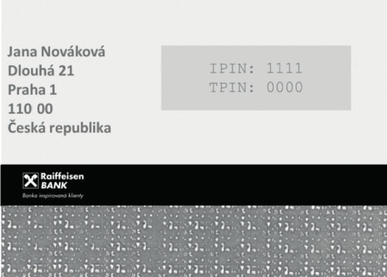 PIN KÓDY I-PIN a T-PIN pro přímé bankovnictví obdržíte v pobočce při zakládání účtu, případně Vám je doručíme poštou. I-PIN slouží k přihlášení a potvrzování transakcí v internetovém bankovnictví.