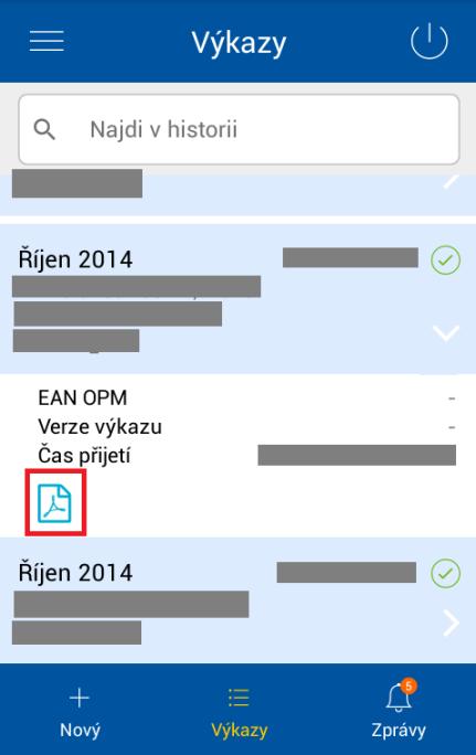 Obr. 433 Faktura ke stažení v PDF 2.4.2 Oprava zadaného výkazu Opravu již zadaného výkazu můžete provést dvěma způsoby: 1.