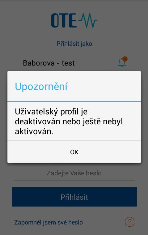 8 Často kladené dotazy Co dělat v případě, že se místo přihlášení do aplikace