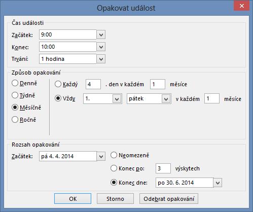 3 Kalendář 50 Microsoft Outlook ponecháme vybránu volbu Uložit změny a odeslat aktualizaci. Otevře se zpráva s aktualizací, v níž klikneme do tlačítka Odeslat aktualizaci.