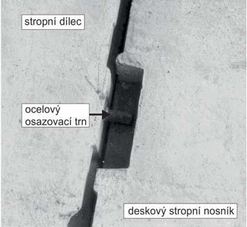 přenos vodorovných a svislých účinků mezi jednotlivými podlažími a do