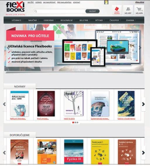 e-knihy Flexibooks mají vlastní specializovaný e-shop http://flexibooks.cz/, kde můžete: kupovat pro sebe, kupovat pro další uživatele formou poukazů, vypůjčit si titul na 31 dní.