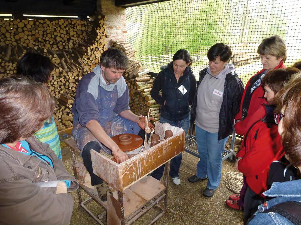 uvnitř 2 hod. 30 Kč XI - III 6. třída novinka Základní škola II. stupeň Odpoledne s hrnčířem II. Vzdělávací oblast: Člověk a jeho svět Cíl programu: seznámit žáky s tradičním řemeslem.