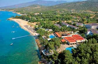 THASSOS POTOS / SKALA PRINOU Alexandra Beach Hotel Polopenze / možnost dokoupení obědů Alea Hotel All inclusive Hotel se nachází v klidném prostředí na okraji letoviska Potos.