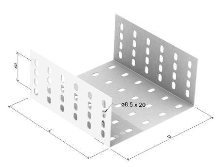 spojka žlabu SL 5 - pro zesílený kabelový žlab LINEAR 1