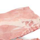 ˆ VEPROVE MASO 710500 710510 Vepřový bok Výsekové maso prorostlé tukem. Poměr tuku je závislý na jateční váze a stáří zvířete. Vhodné na pečení, uzení a výrobu rolád.