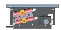 podlahové konvektory s ventilátorem topení nebo chlazení - 2trubkový systém OPTIMIZED CONVECTION Schematický pohled PKIOC 13/28 280 270 V max.